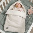 Jollein Sac de confort pour bébés River Knit Blanc crème-3