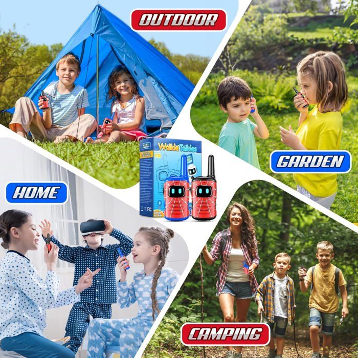 Talkies-walkies rechargeables FOREDOM pour enfants (modèle FD688) - Manuel d'utilisation