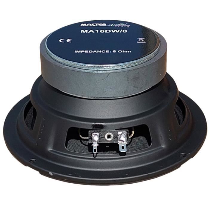 Master Audio MA16W/8 Woofer HIFI da 165 mm 6.5 professionale 150W 8 ohm Master Audio MA16W/8 Woofer HIFI da 165 mm 6.5 professionale 150W 8 ohm