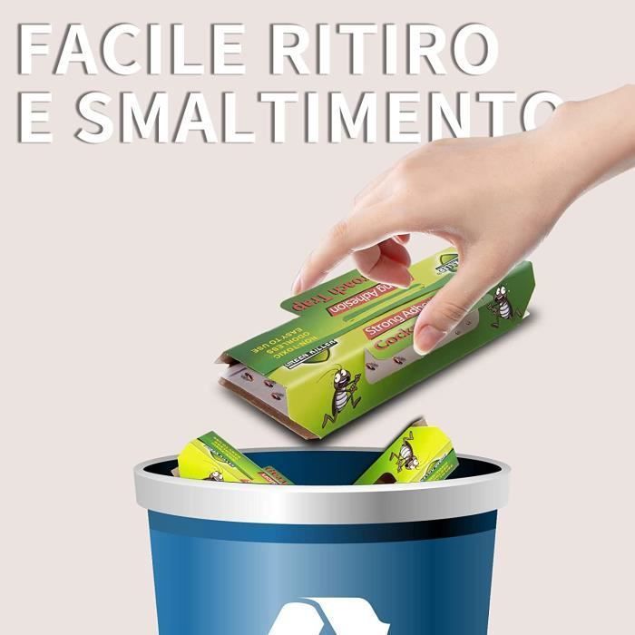 Catch Expert Cafard Mode D'emploi Piege Cafard 40 Pièces, Produit Anti Cafards Puissant, Professionnel Insigne Calot