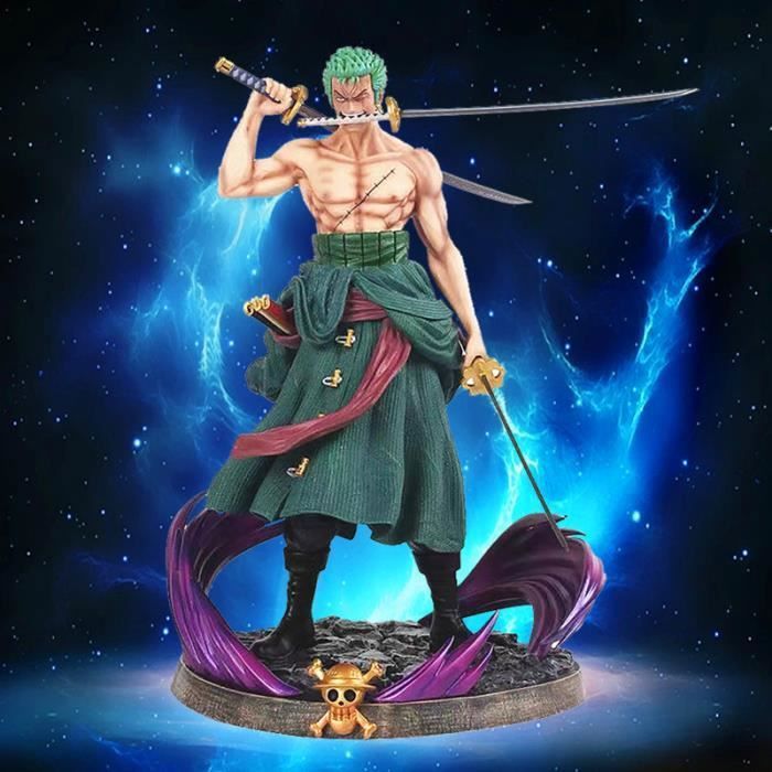 Figurine Roronoa Zoro One Piece – Wano Arc, 42 Cm, Manga, Neuve