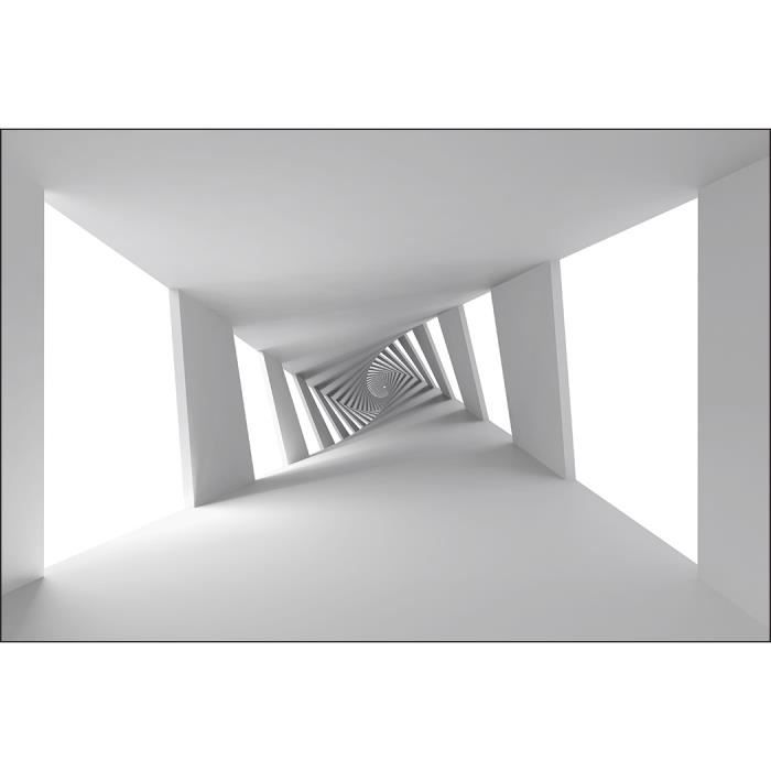 Papier peint photo intissé Muralo effet 3D 180 x 120 cm tunnel ...