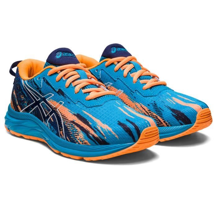 Chaussures de multisports ASICS ASICS Gel Noosa Tri 13 GS Island Blue White Garcon Bleu orange Cdiscount Sport