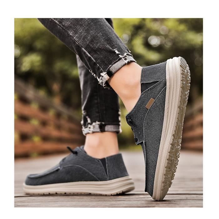 Chaussures bateau Homme Respirante Plat Classique Casual Mode