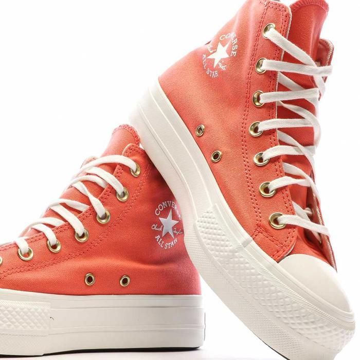 Converses Orange Femme