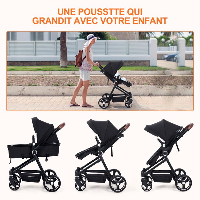 Poussette Canne, Légère, Position Allongée, Suspension 4 Roues, Pliable — free download