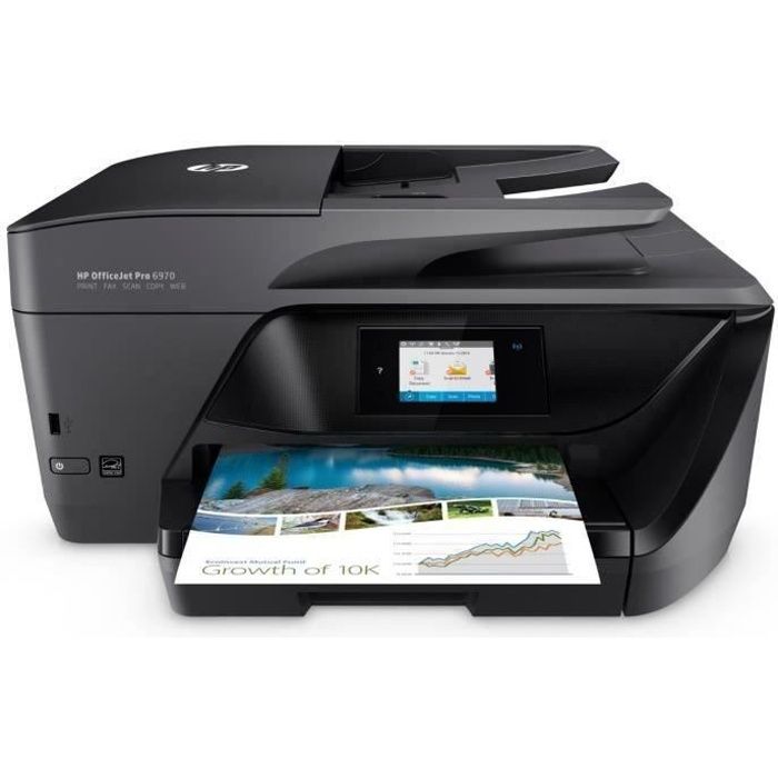 HP Imprimante Officejet Pro 6970 - Compatible Instant Ink- 3 mois d'essai offerts
