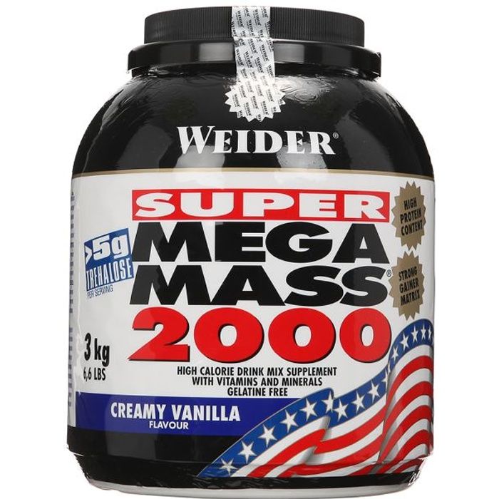 WEIDER Mega Mass 2000 Vanille NTT