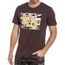t shirt homme bordeaux