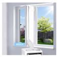 Joint de Fenêtre Climatisation 400CM, Tissus Calfeutrage Climatisation Mobile Fenêtres, Accessoire Climatiseur Mobile Climatiseur