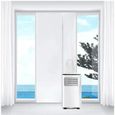 Joint de porte pour climatiseur mobile et sèche-linge - 210x90 cm - Imperméable & lavable - Anti-fuite d'air - Sans perçage lan