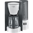 Cafetière filtre BOSCH TKA6A041 - Blanc - 1200W - 1,25L - Aroma+ - EasyDescale 3-0