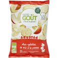 Good Goût Biscuits Mini-Galette de Riz à la Pomme +10m Bio 40g-0