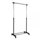Portant simple Noir - ZIK - Noir - Métal - L 79.5 x l 43 x H 90/153 cm - Portant
