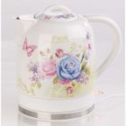 Bouilloire - ROSENSTEIN & SOHNE - WSK-250.rt - 1,7 L - 1500 W - Motifs floraux