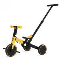 Tricycle Jaune - YURIZO - 5 modes - Pliable - Enfant 24 mois à 4 ans