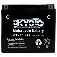 KYOTO - Batterie moto - Ytx20l-bs - L175mm W87mm H155mm