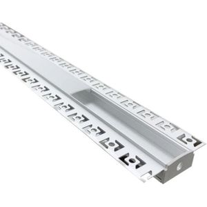 Réglette LED Plate Profilé aluminium-20x8mm-Couleur Blanche