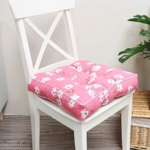 COUSSIN DE CHAISE  Coussin de chaise futon japonais - Épaissir - Rose