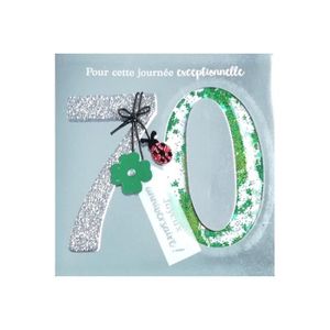Carte Anniversaire 70 Ans Cdiscount