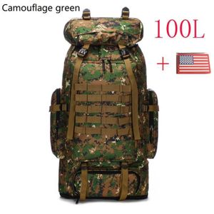 DESTOCKAGE Sac Militaire Grande Capacité Camouflage 100 L