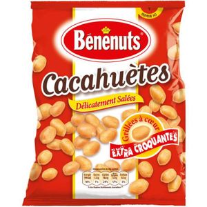 CACAHUÈTES FRUITS SECS Cacahuètes salées 220 g BENENUTS