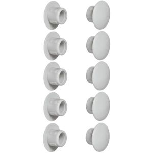 16 obturateurs / cache-trous Plastique Blanc ø5