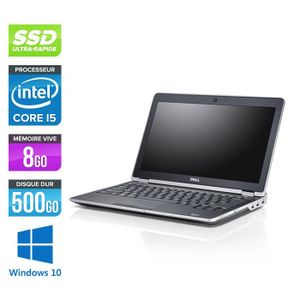 ORDINATEUR PORTABLE Pc portable Dell E6230 - i5 - 8 Go - 500 Go SSD - 