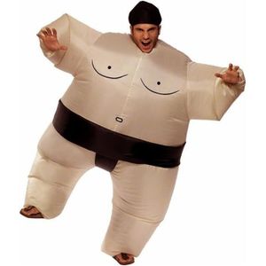 DÉGUISEMENT - PANOPLIE Costume de déguisement gonflable Lutteur de Sumo T-REX - Marron - Adulte - Extérieur