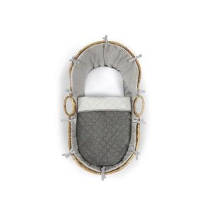 grey sprinkle moses basket
