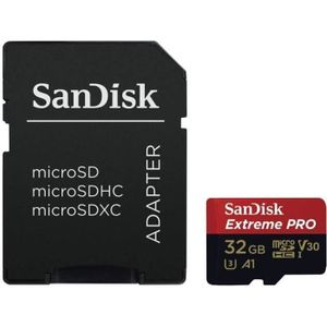 CARTE MÉMOIRE Carte Mémoire microSDHC SanDisk Extreme PRO 32 Go 
