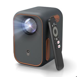 Mini Projecteur Portable 1080p Avec Écran – Home Cinéma Voyage 14-100" LED 10W Pour Smartphone Et Films