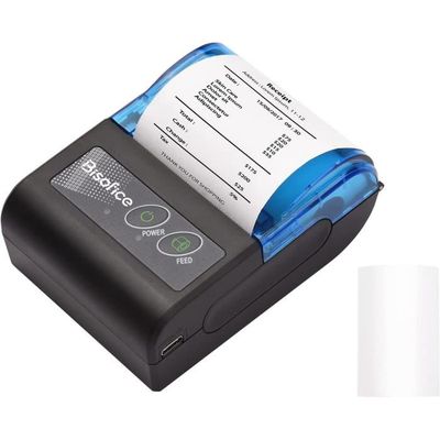 Mini Imprimante Thermique Portable 2 Pouces Imprimante de Facture