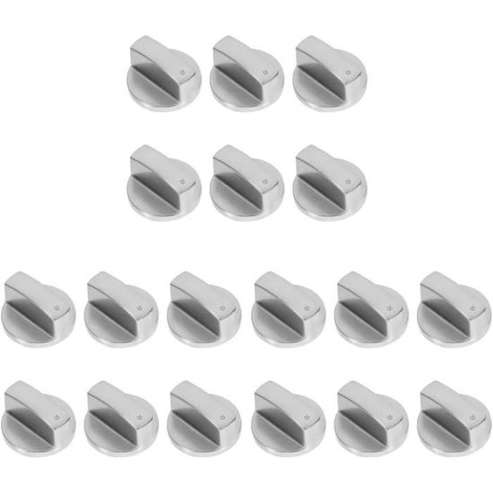Boutons De Remplacement Pour Four, Cuisinière, Friteuse - Noir, Diamètre Trou 8 Mm - Lot De 2
