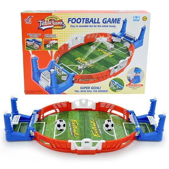 Mini Babyfoot Portable 41,5x20,5x8 Cm – 10 Balles, 4 Manettes – Jeu Interactif Enfant Adulte – Accessoires Complets – Cadeau Familial