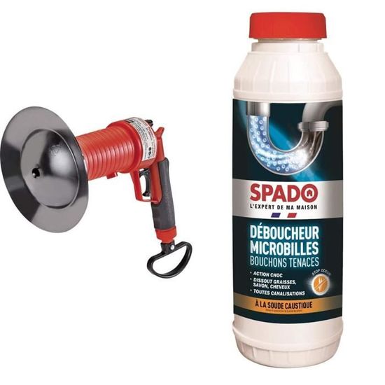 Ecopulse - Déboucheur écologique Avec Adaptateurs (douche, Robinet) - NEUF