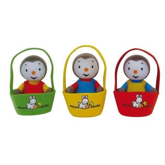 JEMINI 024426 T'CHOUPI Peluche BOUILLOTTE /- 21 CM avec Micro Perles d' argile, Bébé, Mutlicolore