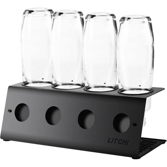 Lot De 4 Porte-Bouteilles - Avec Support De Couvercle - Pour Bouteilles
