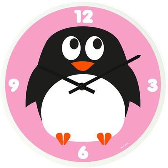 Horloge Rigolote Pingouin 30cm Cdiscount Maison