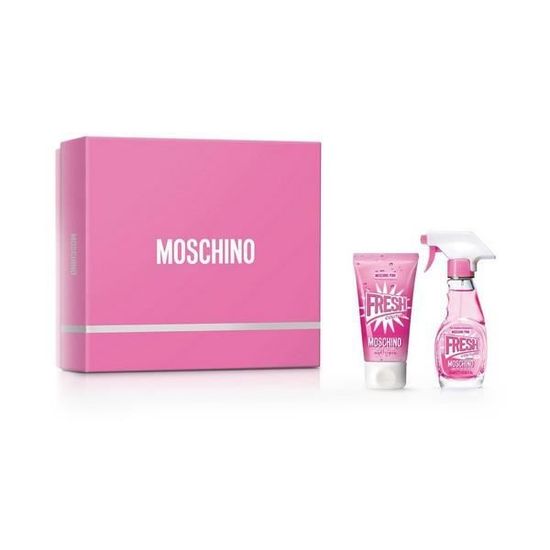 moschino pink fresh couture gift set