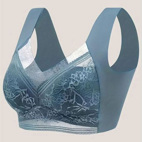 Soutien-gorge Sans Armatures Avec Bordure En Dentelle