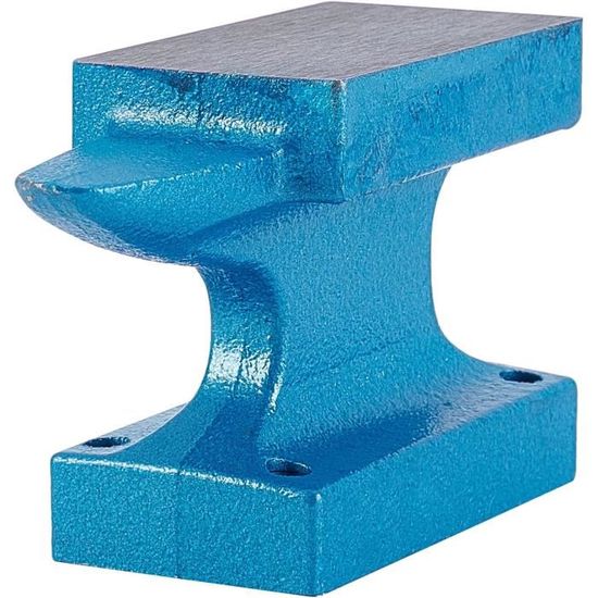 Bloc D'enclume En Fer Pour établi Professionnel - Dimensions 6.3x6.3 Cm, Idéal Pour La Forge Ou La Bijouterie