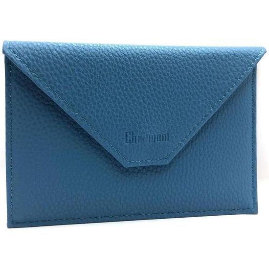 Porte-Documents Voiture Charmoni En Cuir - Format Enveloppe 15x11cm | Permis, Carte Grise, Assurance