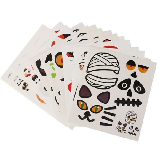 Autocollants Fantômes Mignons - Décalcomanies Adhésives Pour Voiture, Skate, Valise, Frigo (Halloween)