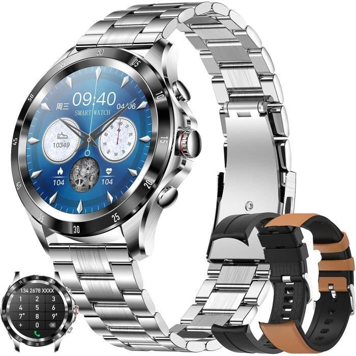 Montre Connectée Femme 1.96AMOLED Smartwatch Appel Bluetooth IP68 Étanche Fonction Féminine Cadran Personnalisation Suivi Santé - Téléphonie