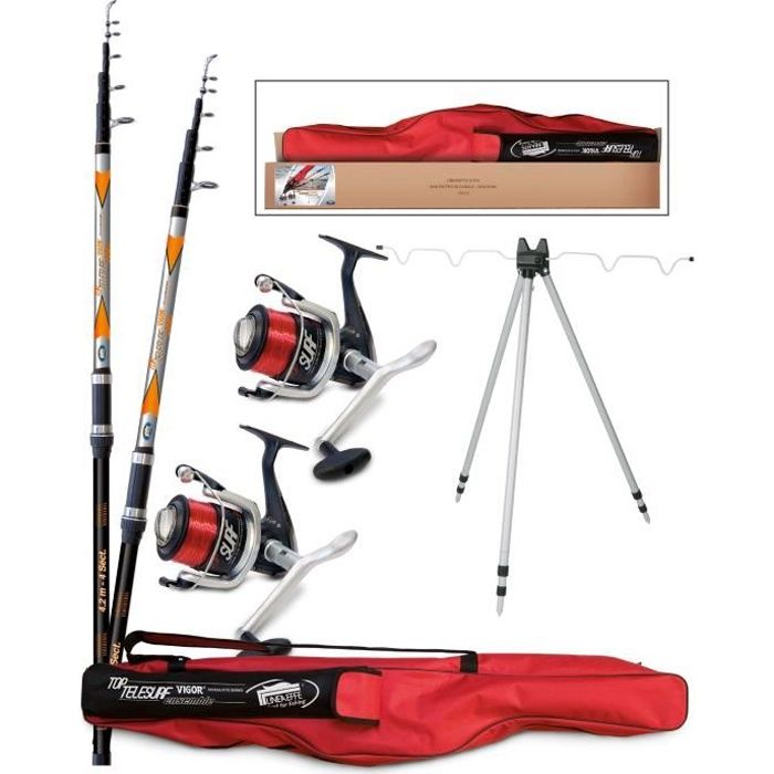 LINEAEFFE Kit de pêche Combo Surf