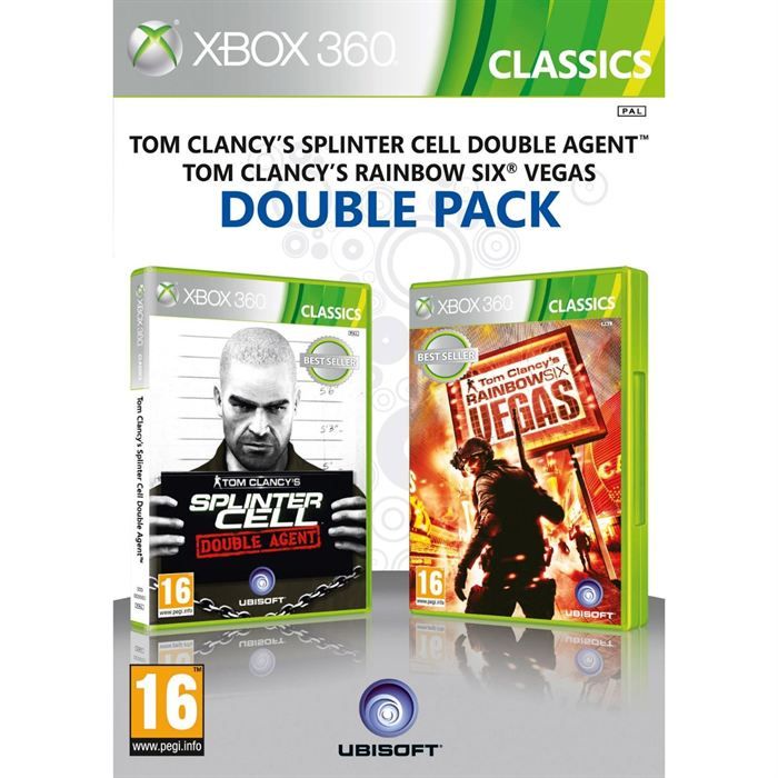 SPLINTER CELL + RAINBOW 6 VEGAS / Jeu XBOX 360