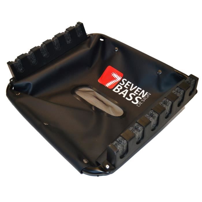 Support Cannes à Pêche AMTRAC - Rack 6 Emplacements Pour Float Tube, Style Rustique