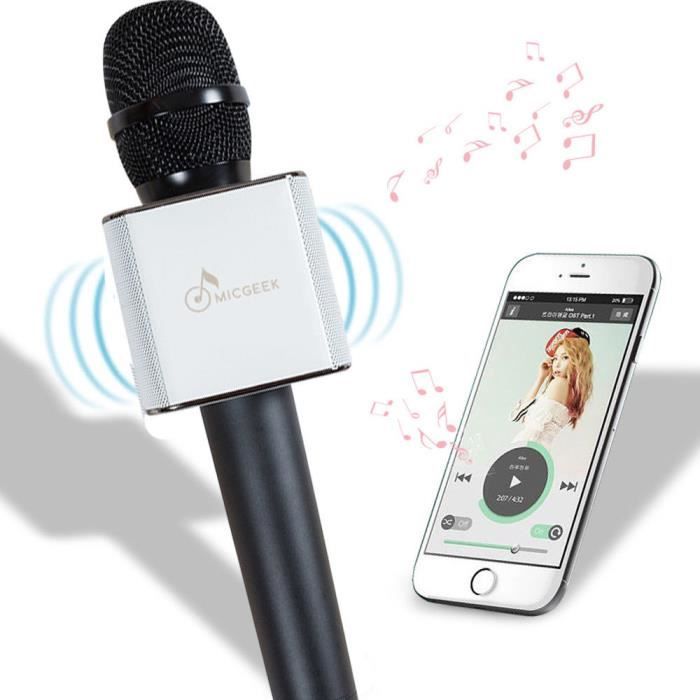 Bluetooth sans fil karaoké microphone portable haut-parleur Equipements karaoke