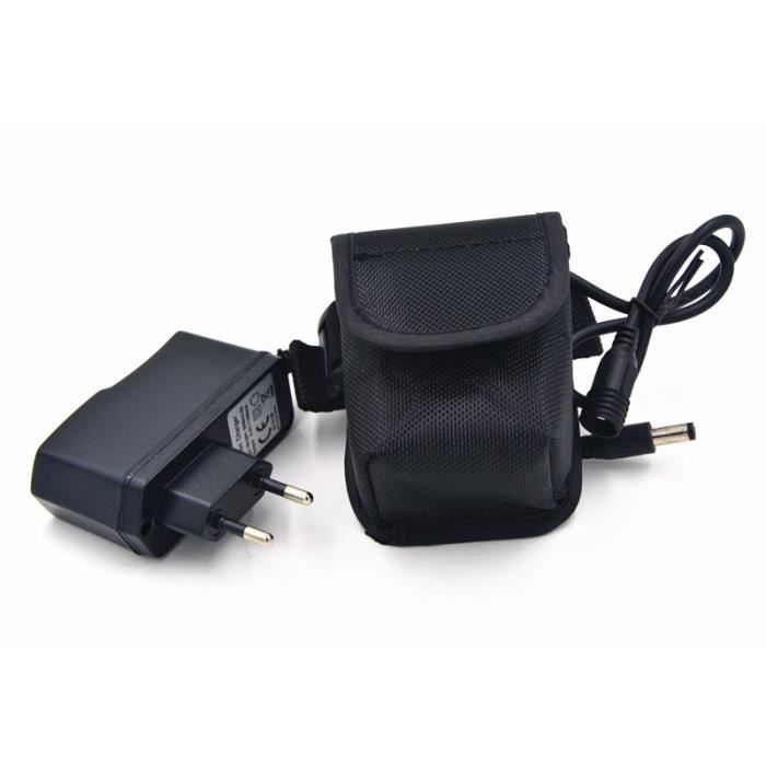 Vélo lumière 10800 mAh 18650 batterie Pack 8.4 V pour SolarStorm X2 X3 T6 lampes + chargeur - Modèle: Black - HJZXCZMA03169